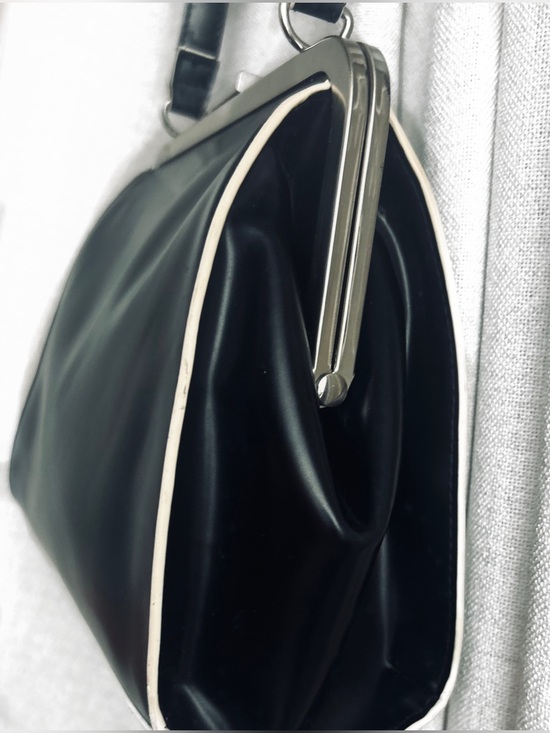 The Limited Handbags - “The Limited” Classic Black Frame-Top Purse